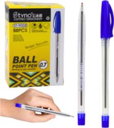 Lean Ballpoint Pen With Cap Blue