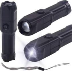 LED Flashlight Adjustable Zoom 3 Lighting