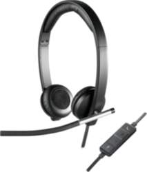 Logitech H650E Headset Head-band Black, Silver