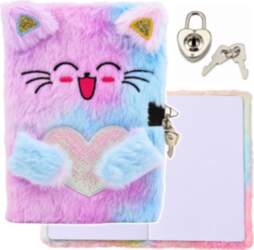 Plush Soft Notebook Diary with a