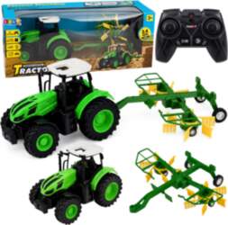 Remote Controlled Farm Tractor with Rake