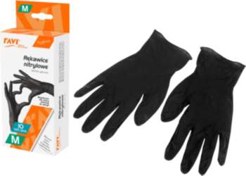 Simple Solution Nitrila cimdi BLACK, 10