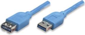 Techly ICOC-U3-AA-005-EX USB cable 0.5