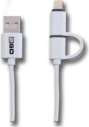 2GO 2in1 USB Lade-/Datenkabel f. Micro-USB