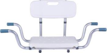 ANTAR Recessed bath bench with back