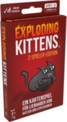 Asmodee Exploding Kittens - 2-Spieler-Edition, Kartenspiel
