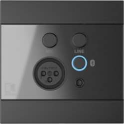AUDAC WP225/B Wall Panel, XLR mic