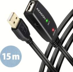 AXAGON USB repeater cable, 15 m