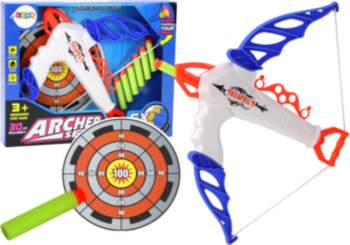 Bow with Target for Soft Arrows