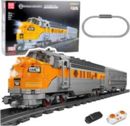 Construction Blocks Gray-Yellow Remote Controlled Train