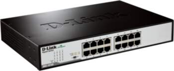 D-Link DGS-1016D/E network switch Unmanaged Black