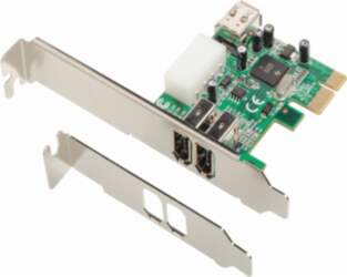 Dawicontrol DC-1394 PCIe FireWire Controller interface