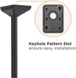 Equip 45"-55" Dual Screen Ceiling