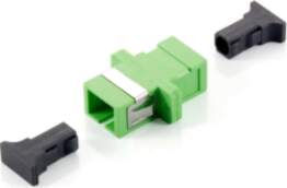 Equip SC APC Coupler, Single-mode simplex