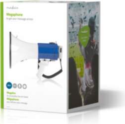 Nedis MEPH200WT megaphone White, Blue