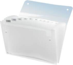 Rexel ICE Expander 13-Pocket Clear