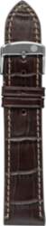 Zeppelin leather strap brown, 20 mm