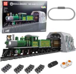 Construction Blocks Remote Controlled Steam Train