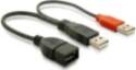 DeLOCK USB 2.0 Y-Kabel, USB-A