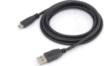 Equip Kabel USB-C2.0->A 3A              St/St