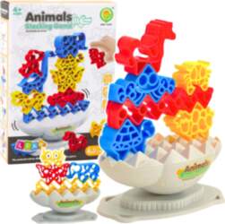 Game Skill Balance Tower Stone Animals