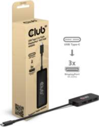 I/O HUB USB-C 3PORT DP/CSV-1553 CLUB3D