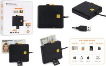 ILike 4-in-1 USB Smart Card Reader