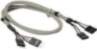 InLine USB Anschlusskabel 2xPF4/S - 2xPF4/B