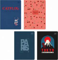 INTERDRUK A5 Plain Notebook 60 Sheets