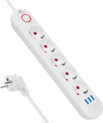 Maclean power strip, 5 socket extension