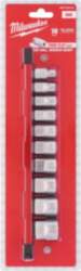MILWAUKEE SOCKET SET 10 pcs. 3/8"
