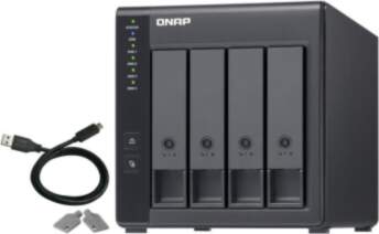 QNAP TR-004 disk array Black