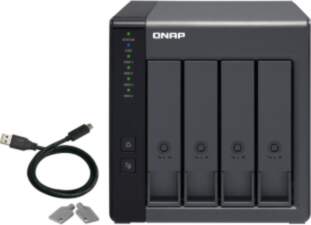 QNAP TR-004 disk array Black