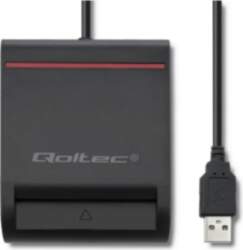 Qoltec Smart chip ID card scanner