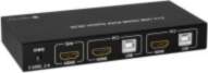 Techly IDATA-KVM-HDMI2U KVM switch Black