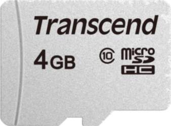Transcend microSDHC 300S 4GB memory card