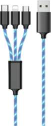 2GO 3in1 USB LED Kabel blau