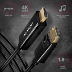 AXAGON | Active cable | DisplayPort