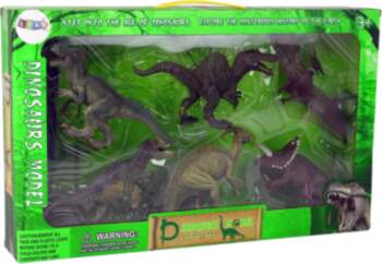 Dinosaur set of 6 pieces Large