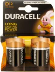 Duracell Plus Power D, 2 Pack