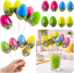 Easter Eggs on a Wire Pick