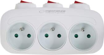 Esperanza ELK307W Electrical Splitter 3 sockets