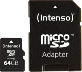 Intenso 64GB MicroSDHC memory card MicroSDXC