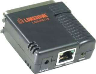 Longshine Printserver 10/100 1x Parallel small/WEB