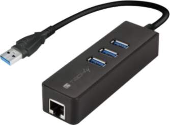 Techly IDATA-USB-ETGIGA-3U2 interface hub USB 3