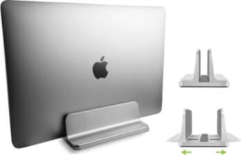 Techly Vertical Aluminum Notebook Stand