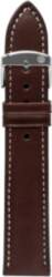 Zeppelin Leather strap brown 22 mm