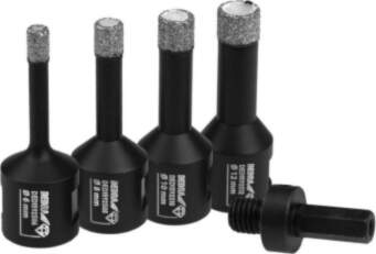Dedra Set of diamond hole saws