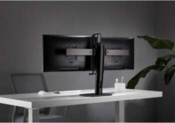 GEMBIRD Double monitor desk stand MS-D2-01