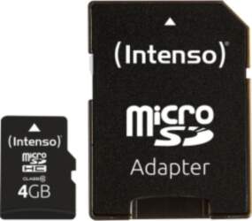 Intenso 4GB MicroSDHC memory card Class